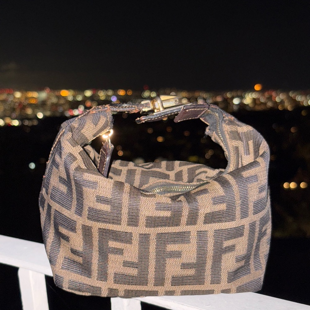 Fendi FF Zucca Mini Satchel Handbag